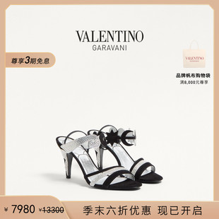 华伦天奴VALENTINO女士LUNE 末优惠 LAUTRE绒面羊皮革凉鞋 季