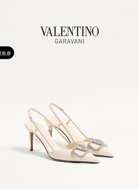 华伦天奴VALENTINO女士 VLOGO SIGNATURE 高跟鞋婚鞋