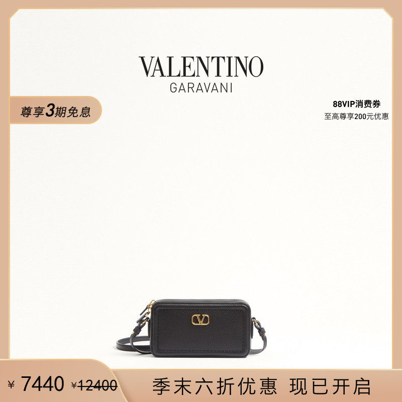 [季末优惠][线上限定]华伦天奴VALENTINO女士ALLTIME牛皮革手袋