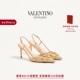 华伦天奴VALENTINO女士VLOGO 礼物 SIGNATURE后系带高跟鞋