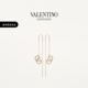 礼物 SIGNATURE 6期免息 VLOGO 耳环 华伦天奴VALENTINO女士