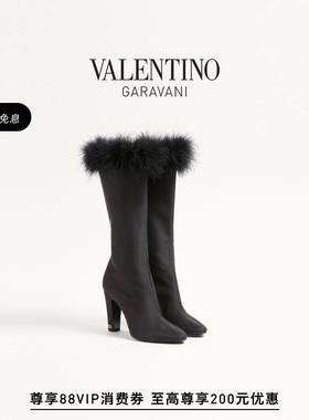 [礼物][6期免息]华伦天奴VALENTINO女士 HOTTY 高筒靴