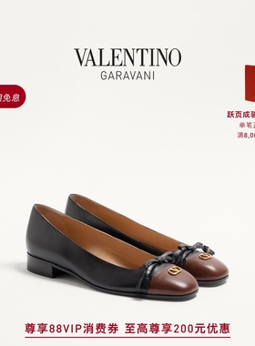 [礼物]华伦天奴VALENTINO女士 VALET DU ROI 芭蕾舞平底鞋