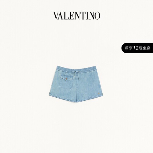华伦天奴VALENTINO女士短裤