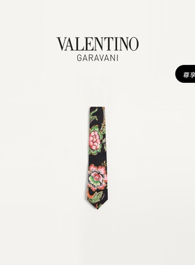 [6期免息]华伦天奴VALENTINO男士 PAPIER FLORAL 领带[礼物]