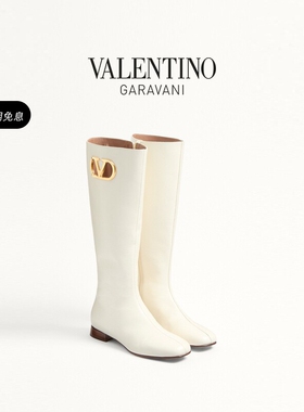 [12期免息]华伦天奴VALENTINO女士VLOGO SIGNATURE羊皮革靴