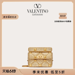 华伦天奴VALENTINO女士 ROMAN 季 STUD 中号手袋肩背包 末优惠