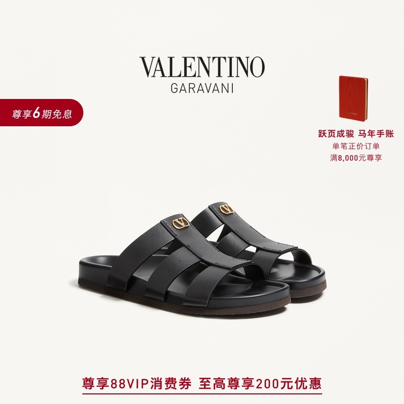 [新品上市]华伦天奴VALENTINO男士STUDSHIELD 凉鞋,流行男鞋,休闲拖鞋,淘宝优惠券,粉丝福利购,淘宝优惠卷