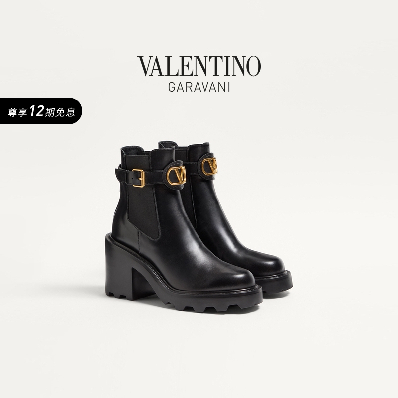 华伦天奴VALENTINO女士马丁靴
