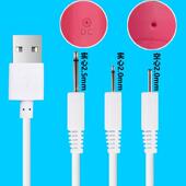 适用于SVAKOM司沃康艾娃 电源圆孔 薇充电线2.5mm音频尖针DC针式