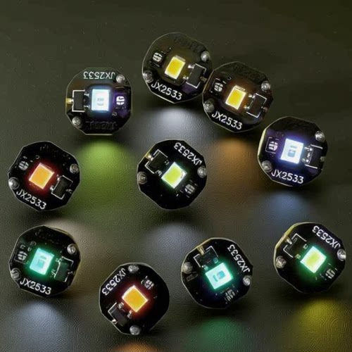 拼豆迷你磁控灯LED发光磁吸灯芯DIY手工灯发光玩具配件三档可调