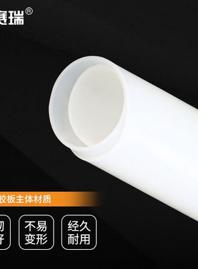 安赛瑞硅胶板垫片工作台防水减震橡胶密封件白色500x500x1mm5D001