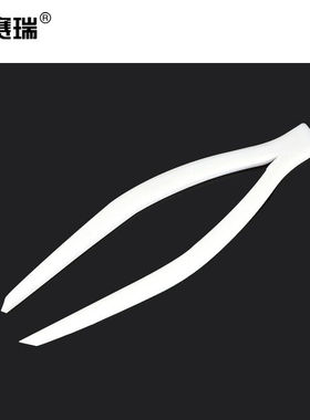 安赛瑞聚四氟乙烯镊子实验室耐高温摇瓶四氟镊子卜型150mm600847