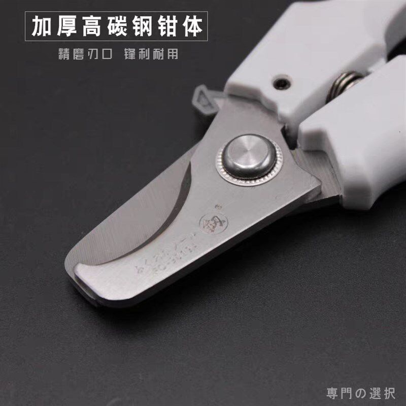 热销福冈电缆剪电线剪刀线缆钳电工专用切线手动7 8 寸家用断线绞