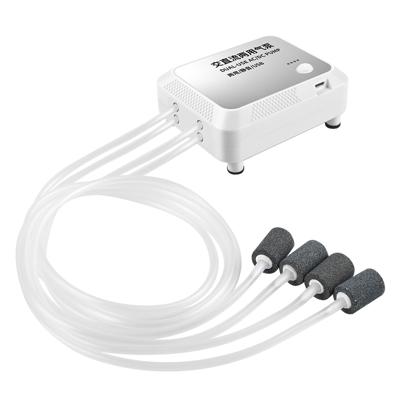 热销USB充电两用小型家用增氧机迷你型养鱼便携氧气泵钓鱼户外增