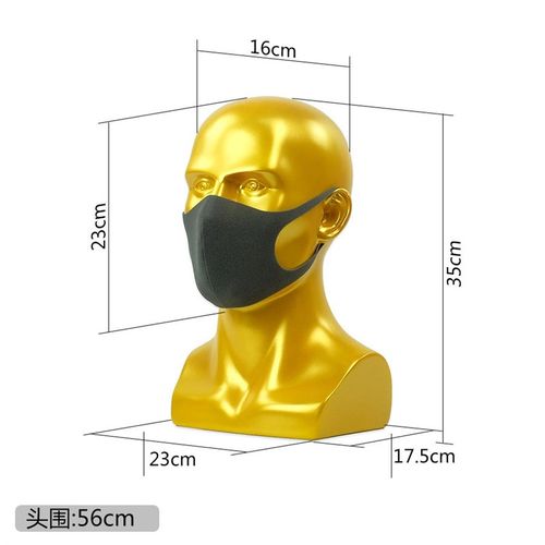 热销耳机VR展示 头围56cm口罩头模 模特头 假人头 骨骼传感耳机架