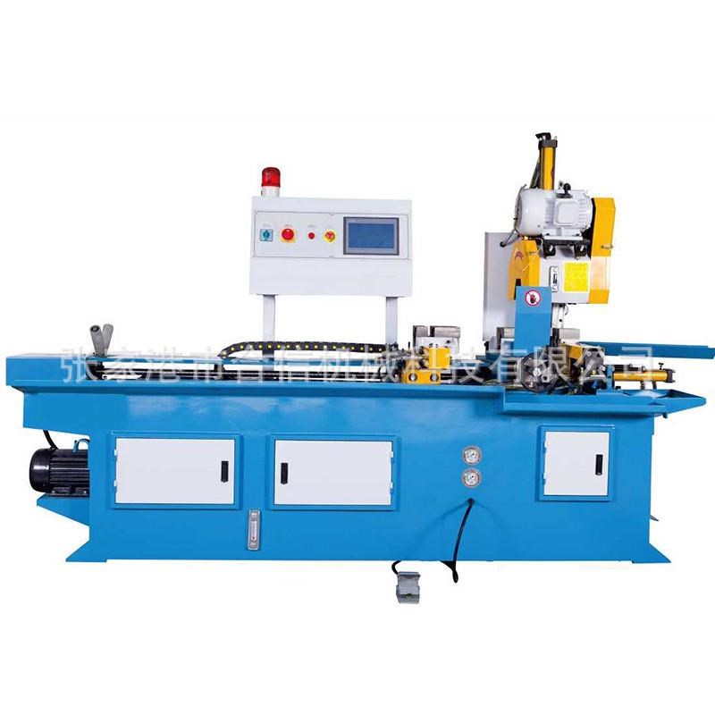 热销切管机全自动送料金属不锈钢镀锌管切管机转角半自动切管机生