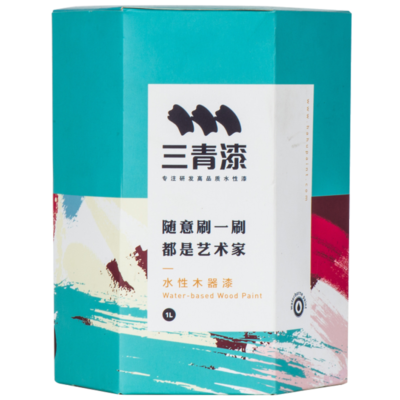 热销三青漆家具木器漆旧柜子翻新改色木漆自刷无味水性衣柜油漆