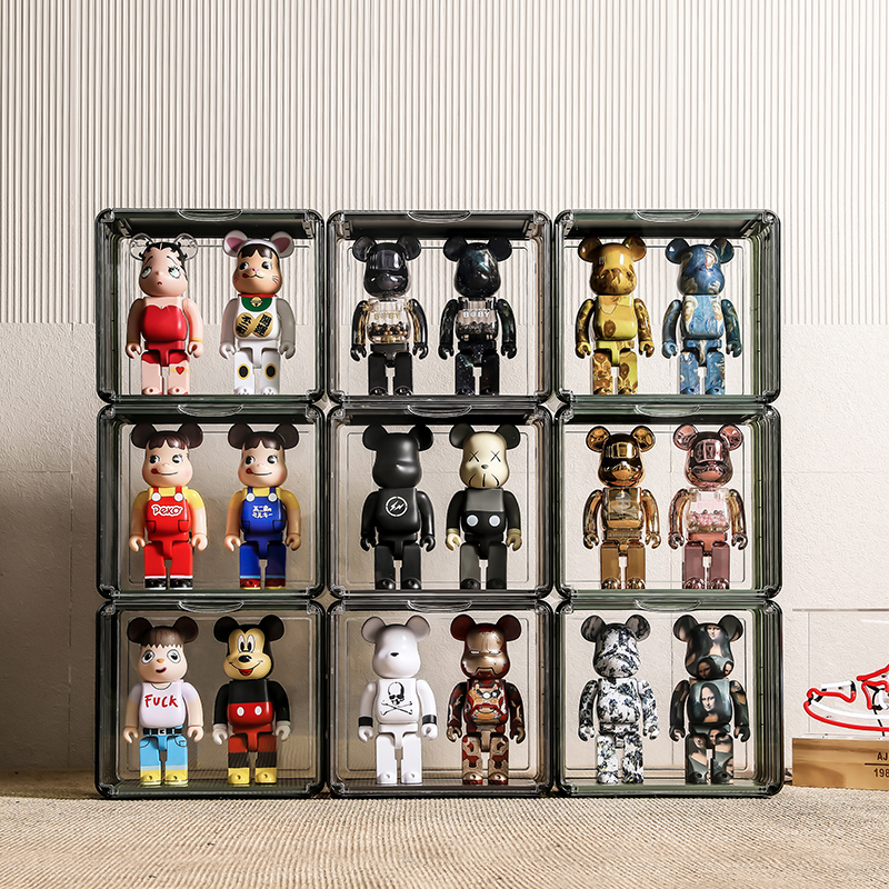 手办展示盒盲盒收纳架泡泡玛特柜