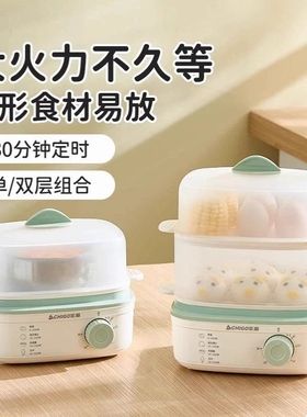志高电蒸锅家用蒸煮炖一体早餐机