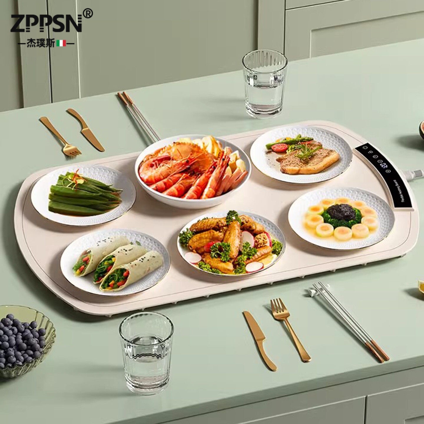 意大利ZPPSN暖菜板家用多功能餐