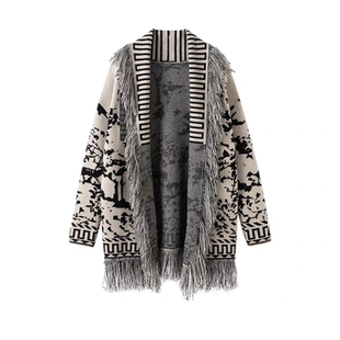 毛衣外套女 Moliai摩丽爱2025春秋别致独特超好看高级感针织开衫