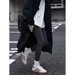 siii 够保暖500g女冬季加绒加厚外穿深灰色百搭棉裤打底裤保暖裤