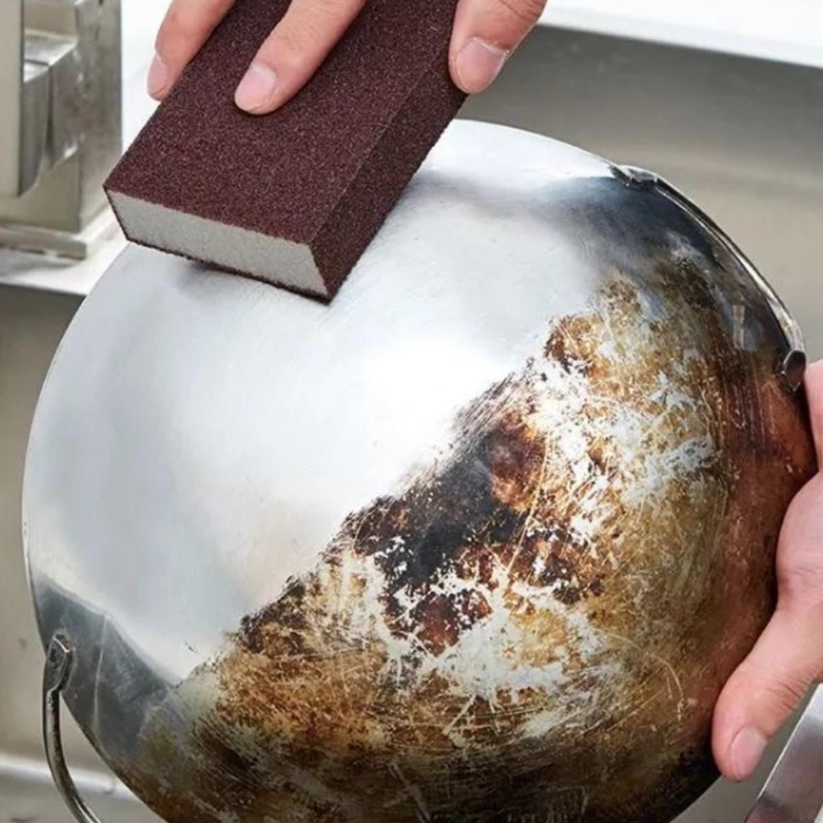 金刚砂纳米海绵擦厨房清洁刷