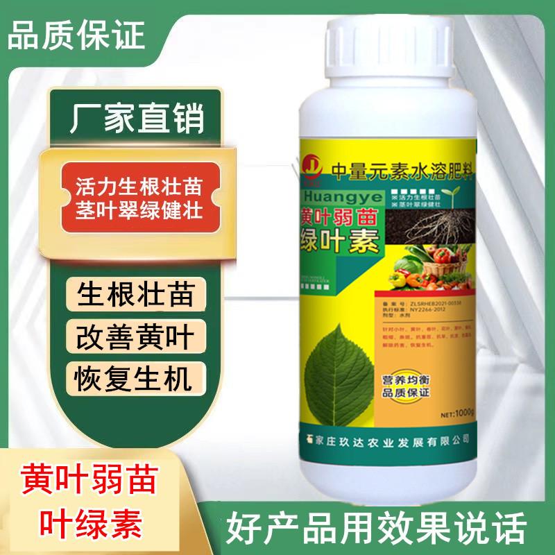 黄叶死苗一喷绿叶面肥料叶绿素植物通用型绿绿萝黄叶叶先锋绿叶宝