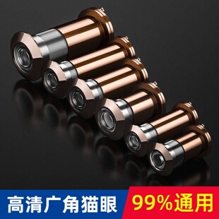 猫眼摄像头门铃防盗门家用遮挡盖可视防撬安全入户门设计实用