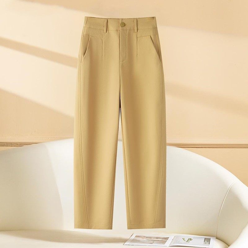 今年流行休闲梧桐裤女2025春夏新款高腰宽松显瘦冰丝九分西装裤子,个性定制/设计服务/DIY,工作服定制,淘宝优惠券,粉丝福利购,淘宝优惠卷