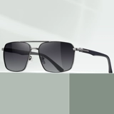 Мужские трендовые солнцезащитные очки, защита от ультрафиолета