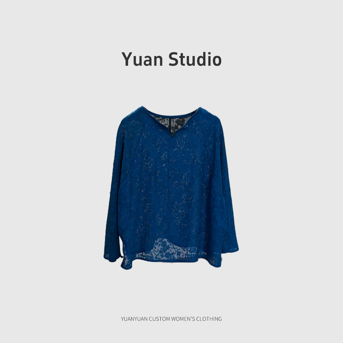 【YUAN】(衣长58)【四经绞罗】6A级100%桑蚕丝花萝上衣(261276)