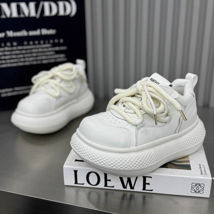 欧洲站2025秋冬加绒厚底面包鞋