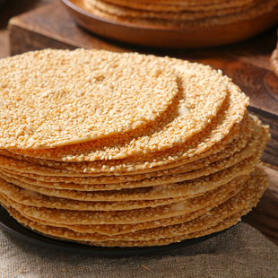 好客山东周村特产烧饼零添加50g 6袋山东特产零食香酥芝麻饼