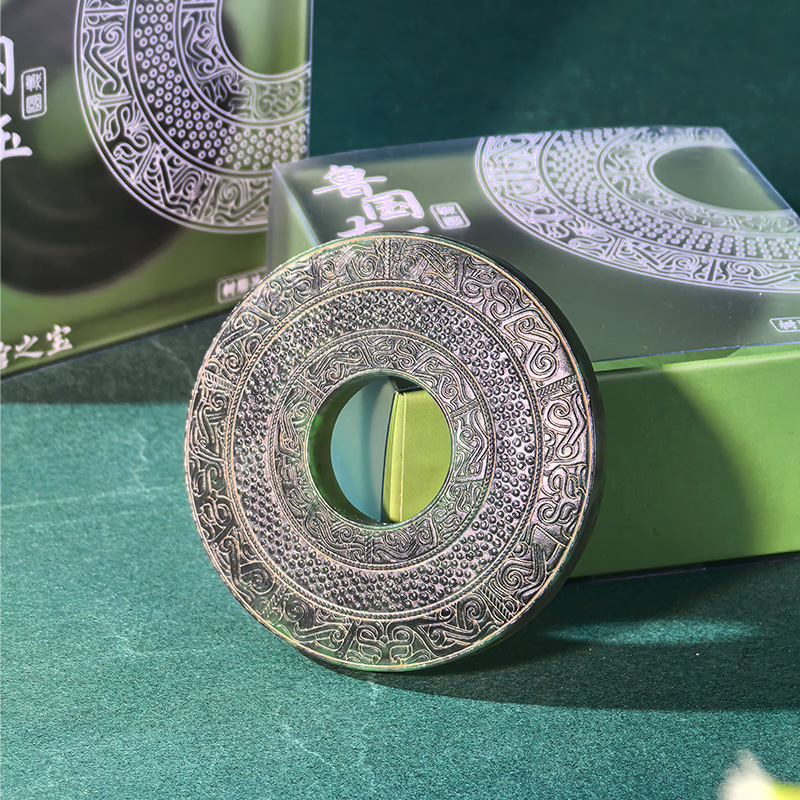 山东博物馆 鲁国大玉璧冰箱贴磁吸贴海岱日新文创送礼送朋友立体