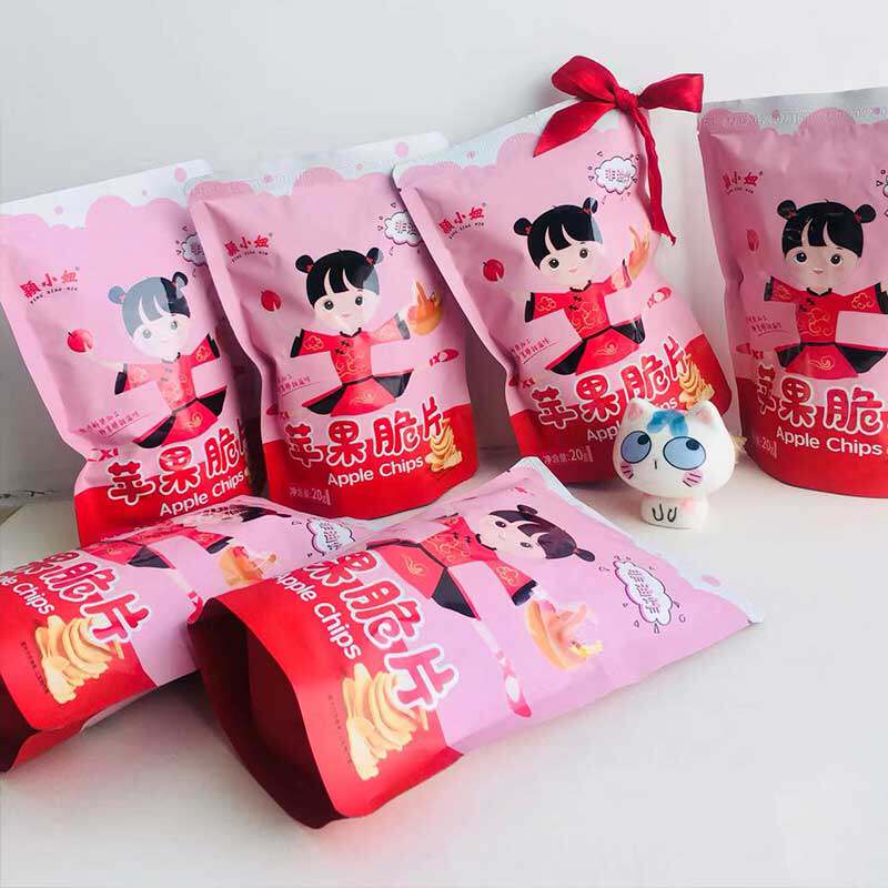 好客山东颖小妞苹果脆片6袋20g*6袋开袋即食脱水苹果干办公室零食