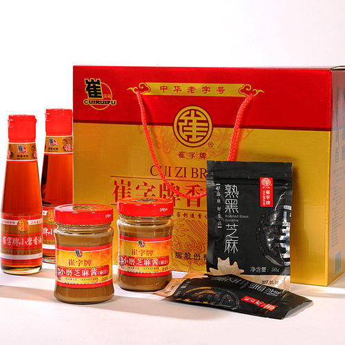 好客山东崔字牌小香油芝麻酱蘸料