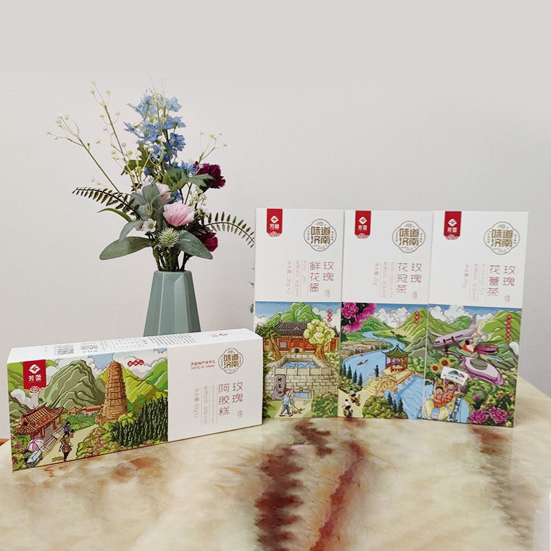 好客山东济南平阴玫瑰特产组合