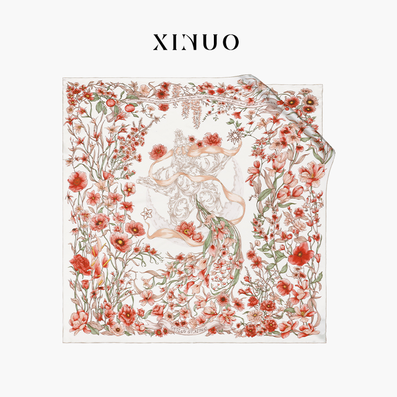 XINUO繁荣之诗轻奢大方巾丝巾