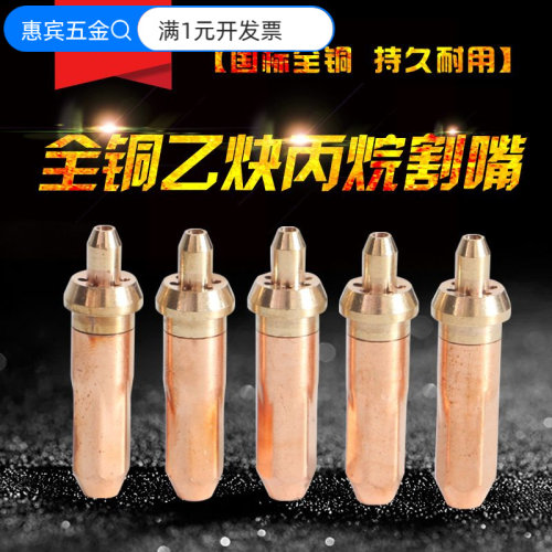 G01-30/100/300一体全铜丙烷割嘴