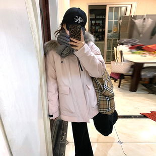 棉袄外套 加厚超好看派克服棉衣韩系冬季 工装 羽绒棉服女2025年新款