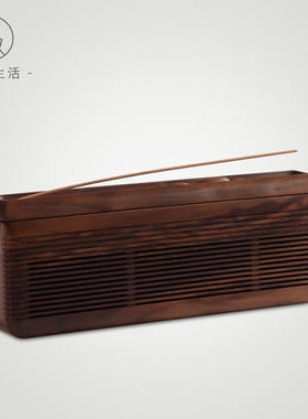 轻叔创意实木蓝牙音箱木质新款复古迷你礼品小音响送老人礼物摆件