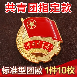 标准团徽 新版共青团员胸针磁扣2019正版单个磁铁学生用中国团员