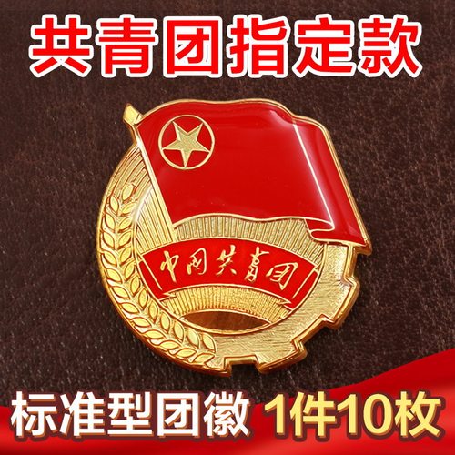 标准团徽 新版共青团员胸针磁扣2019正版单个磁铁学生用中国团员 - 封面
