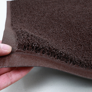 入户门口丝圈地垫压边进门门店防滑脚垫家用商用地毯LOGO定制咖啡