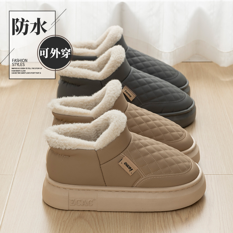 防水棉鞋女款冬外穿2025新款加绒
