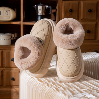 防水棉拖鞋女士棉鞋外穿雪地靴