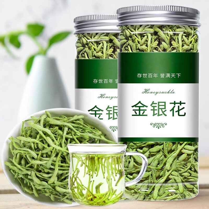 金银花茶天然干花菊花凉茶中药材无野生不特级官方旗舰店正品茶叶