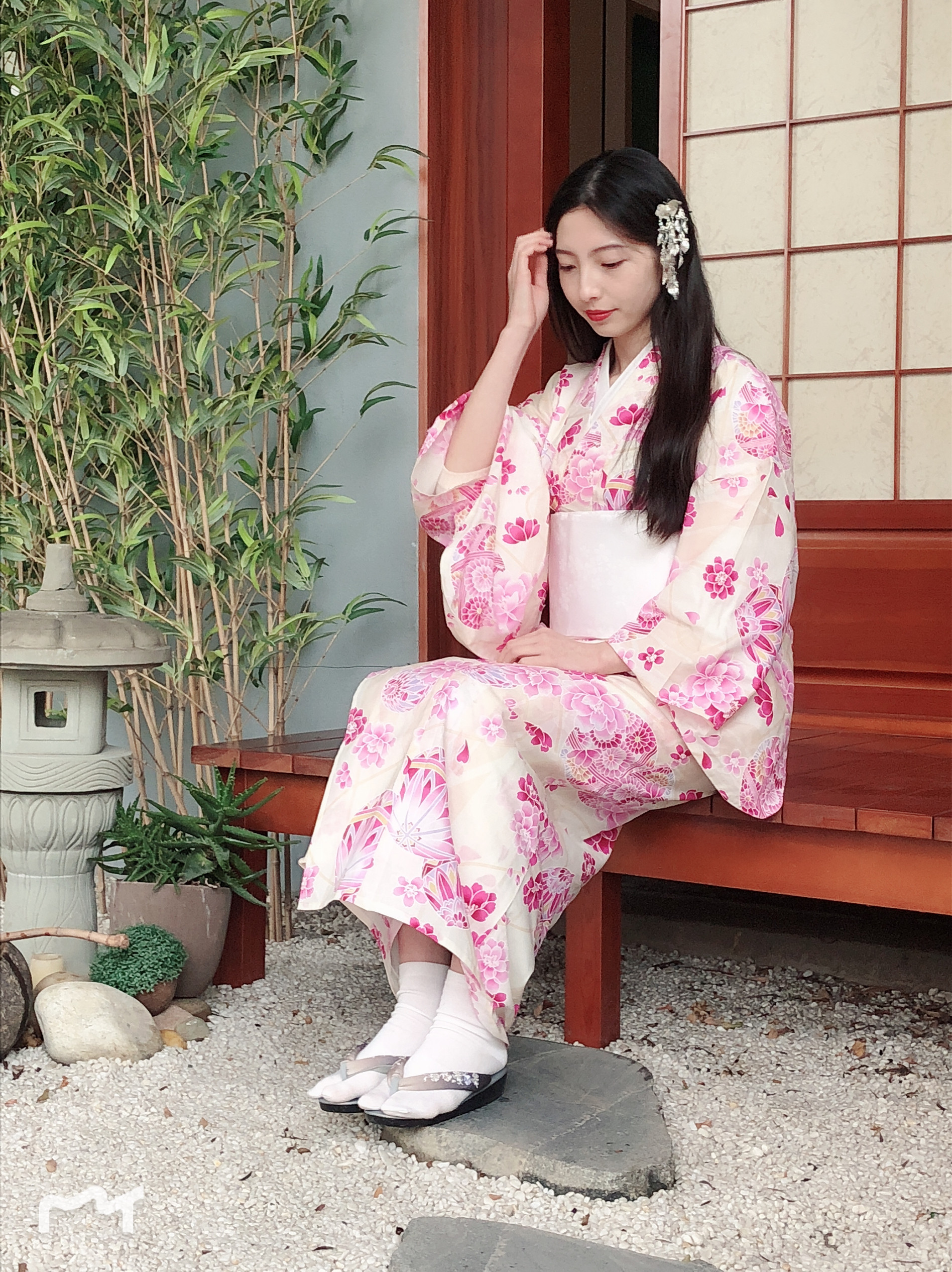 改良和服 原创设计日本和服 陇月夜 千结衣 限时发售赏味和服黑色